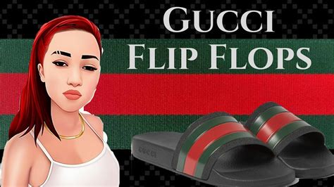 gucci flip flops baby|bhad bhabie gucci flip flops meaning.